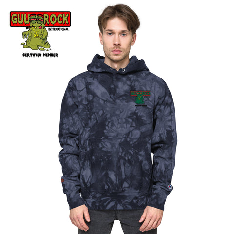 Image of Guurock x Champion Unisex tie-dye hoodie
